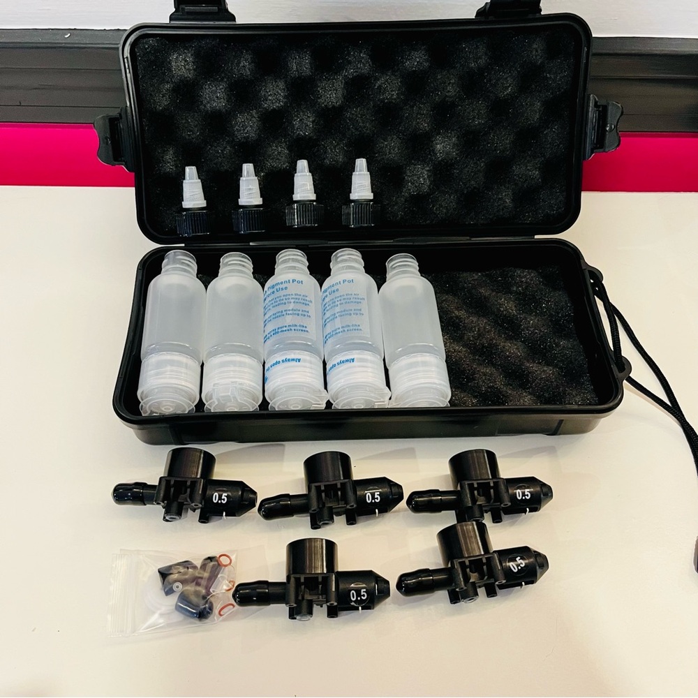 NEW Actekart 5pcs 0.5mm No-Clean Airbrush Spray Modules
